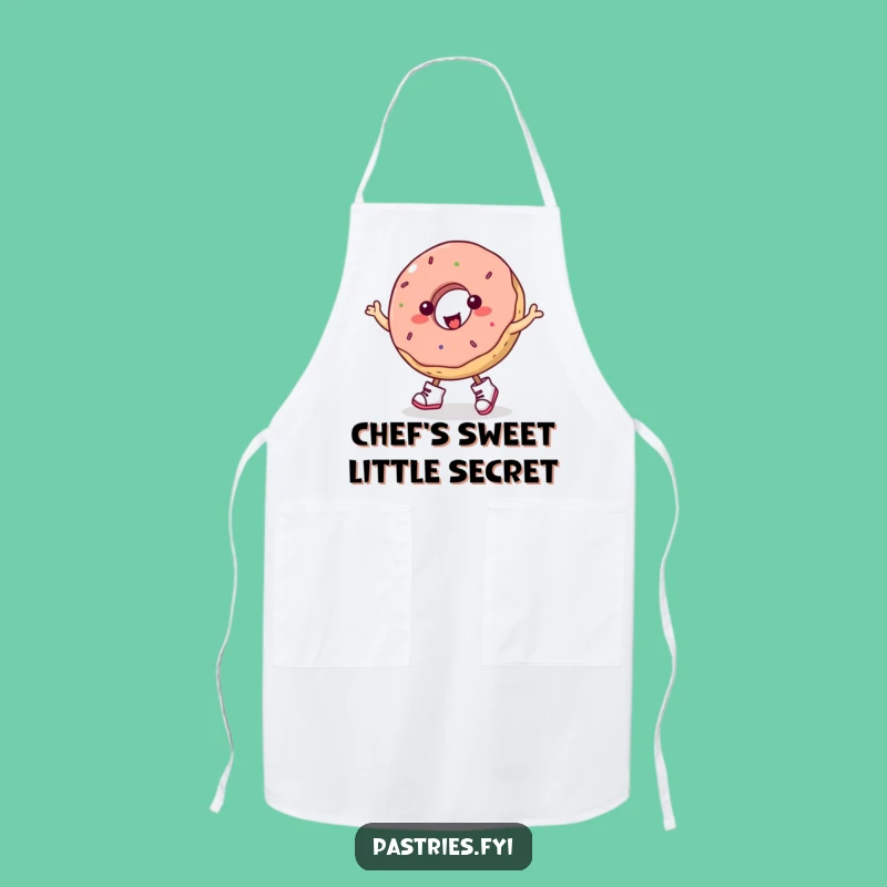 Funny Donut Jigging Apron: Cook Up Smiles with Every Dish