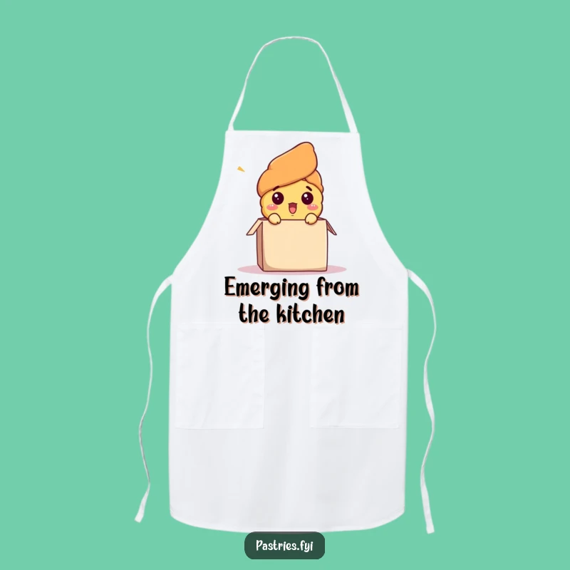 Funny Croissant Chef Apron - Hilarious Cooking Companion Gift