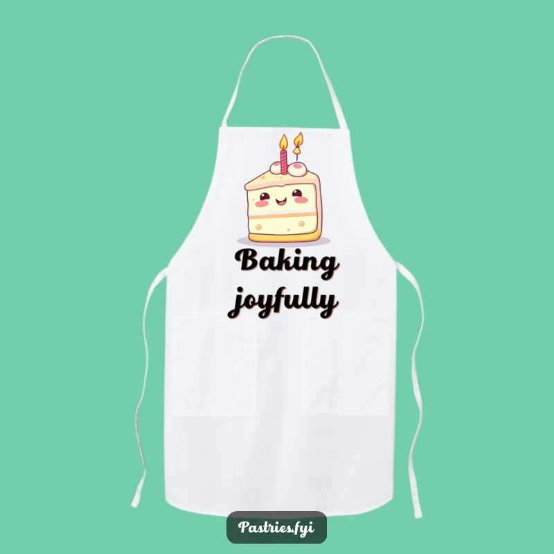 Funny Celebration Cake Apron: Bake with Joy and Kawaii Style