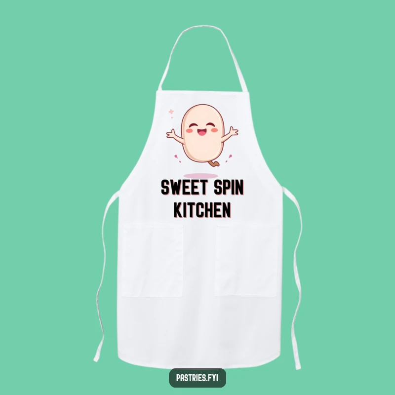 Funny Macaron Pirouette Apron - Kitchen Comedic Pastry Chef Wear