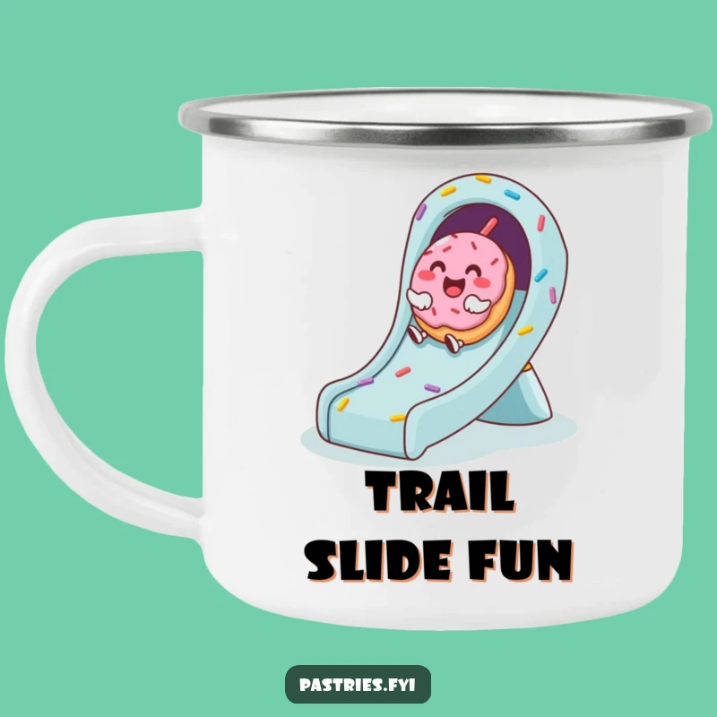 Funny Donut Camping Mug: Giggles on the Go, Perfect Funny Outdoor Gift!
