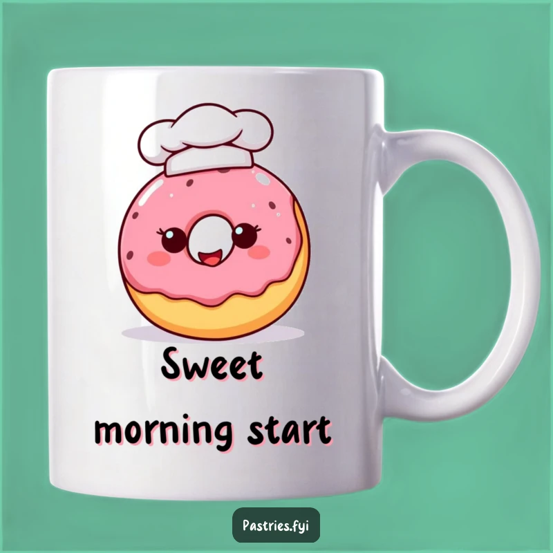 Funny Chef Donut Mug - Hilarious Baker's Gift for Sweet Lovers