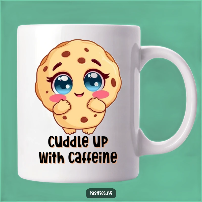 Funny Cookie Hug Mug: Adoring Eyes Sweet Funny Gift for Comfort Lovers