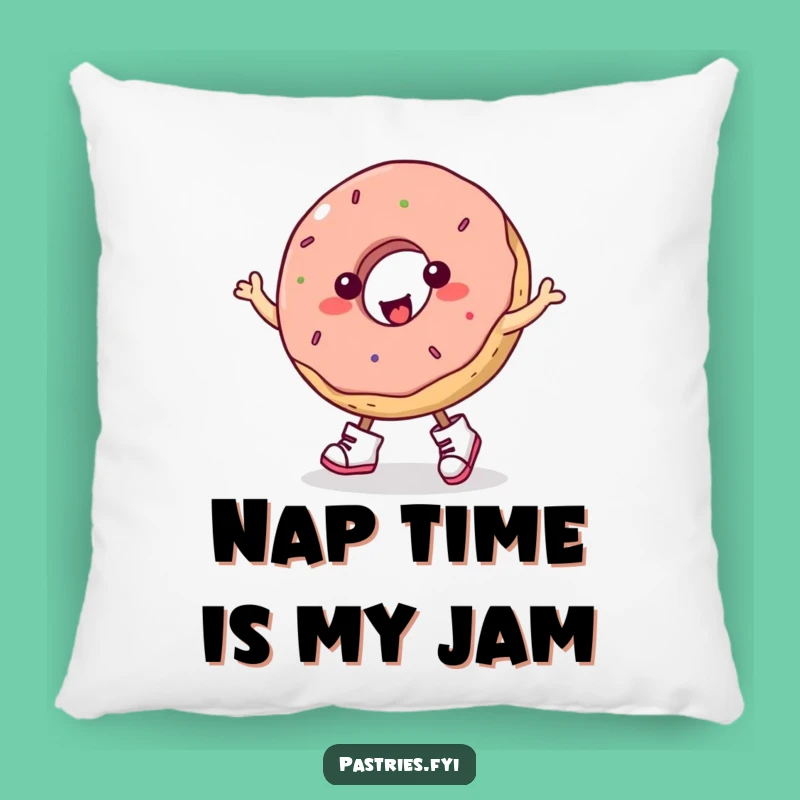 Funny Donut Jigging Pillow: Cuddle Up with Sweet Merriment and Comfort
