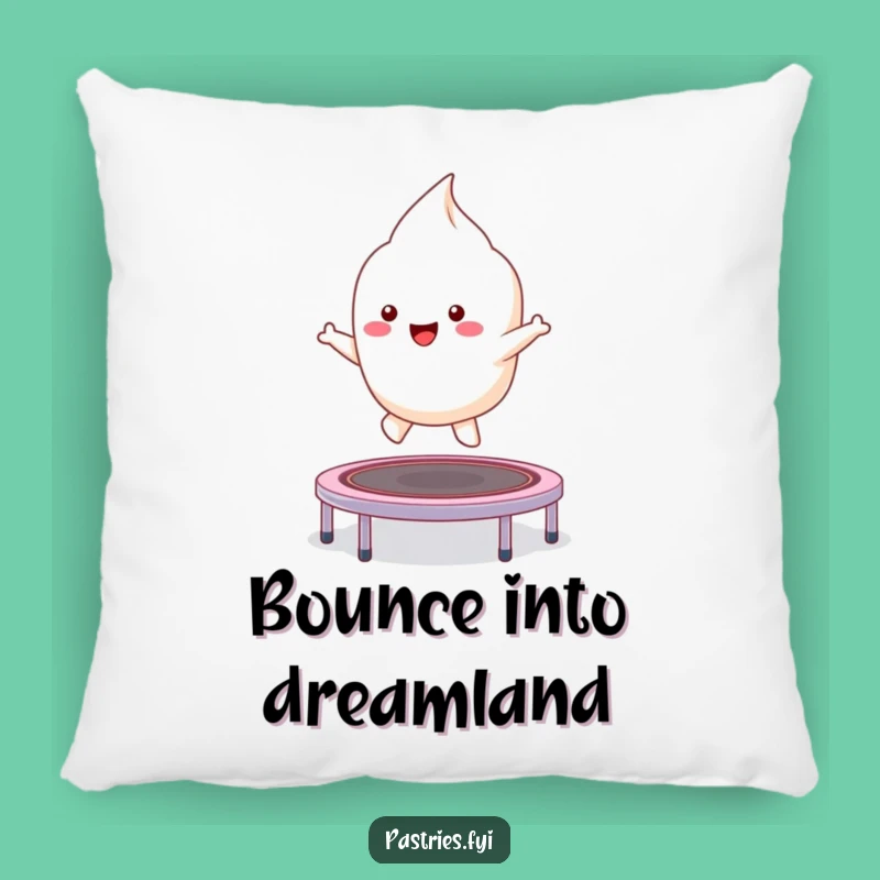 Funny Kawaii Meringue Pillow: Sweet Comfort for Your Bouncing Spirit