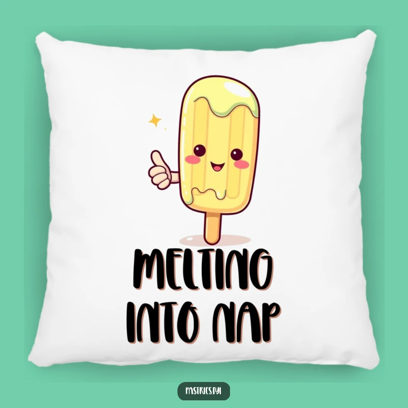 Funny Kawaii Popsicle Thumbs Up Pillow: Cozy Up with Sweetness!