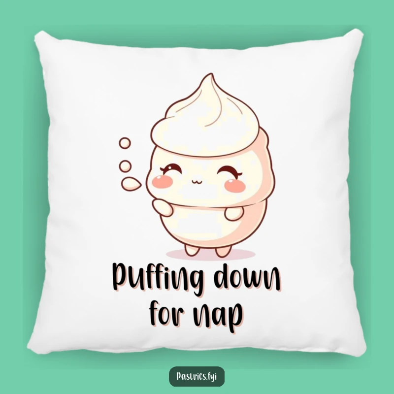 Funny Meringue Puff Pillow: Snuggle Up with Gentle Sweetness