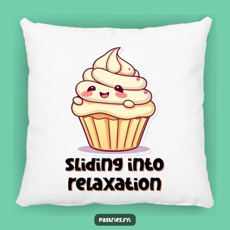 Funny Giggling Cupcake Pillow - Comfy & Hilarious Dessert Decor