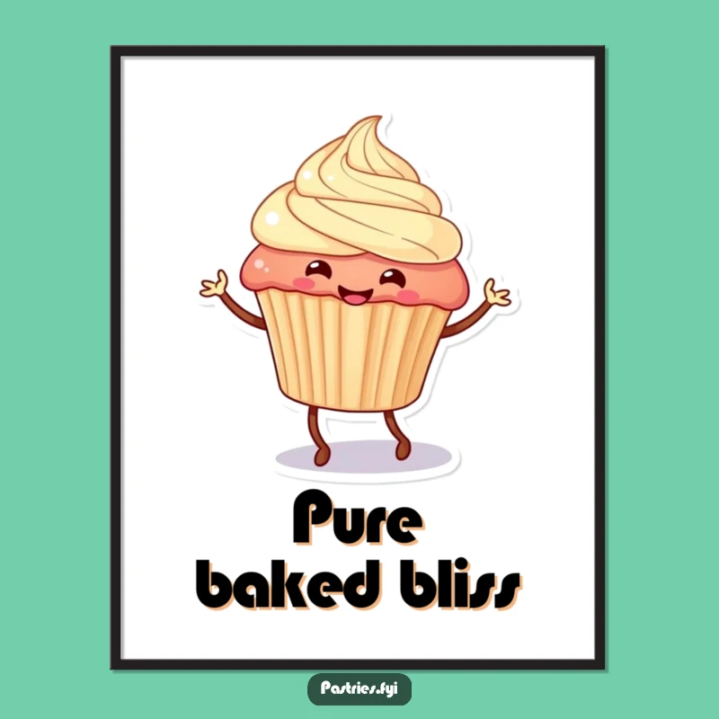 Funny Cupcake Jig Digital Art - Instant Hilarious Decor for Your Walls