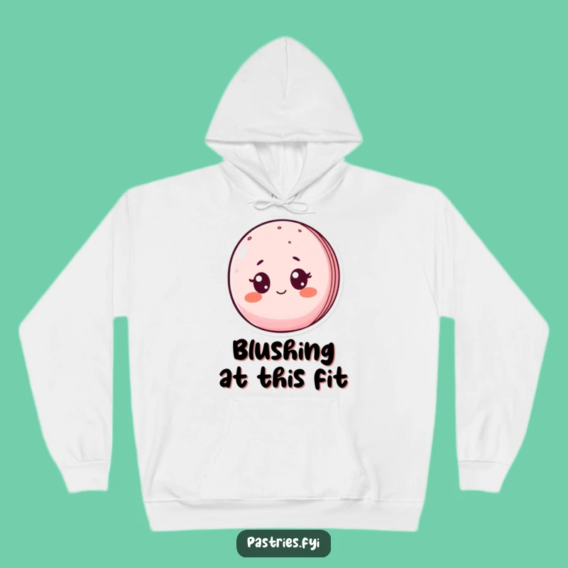 Cozy Funny Surprised Macaron Hoodie - Warm & Witty Gift Idea