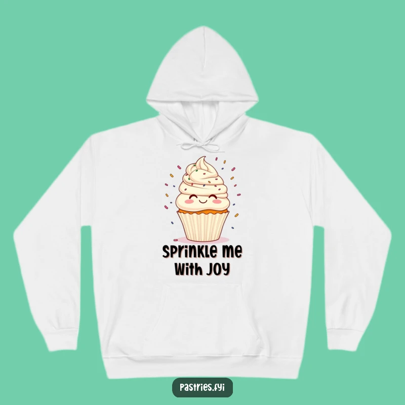 Cozy Funny Cupcake Sprinkles Juggling Hoodie: Warm Your Heart and Funny Bone