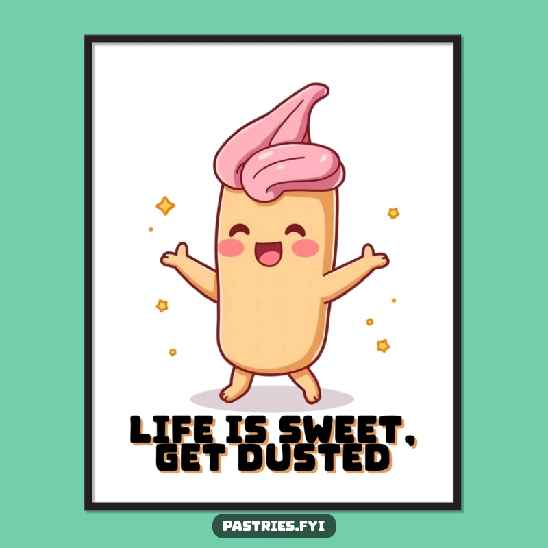 Free Printable Wall Art: Funny Churro Shimmy Downloadable Decor for Treats Lovers