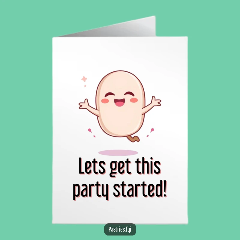 Free Printable Birthday Card: Joyful Macaron Spin, Hilarious Downloadable Gift Idea