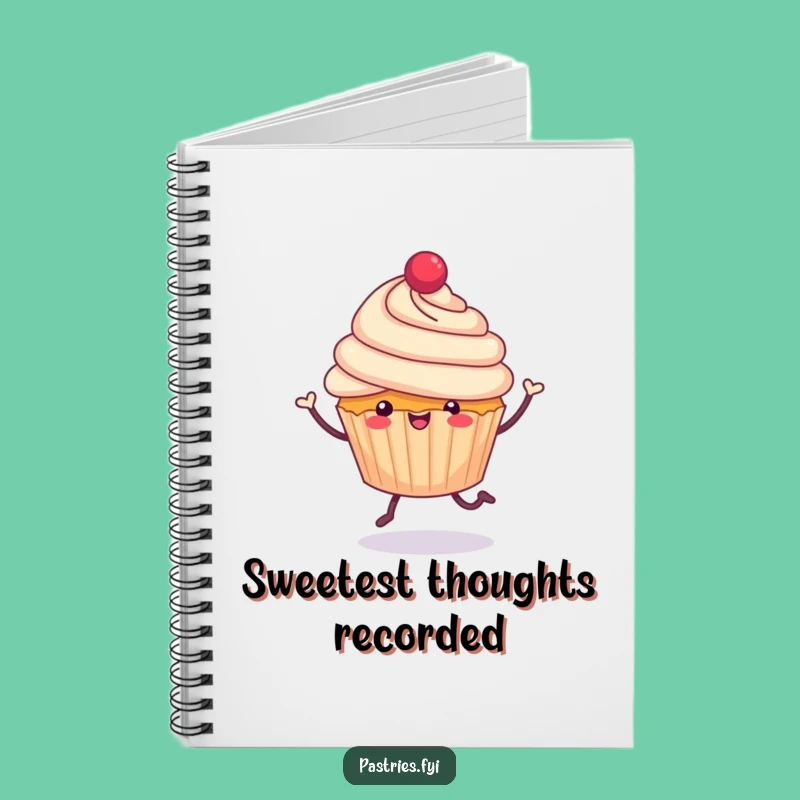 Funny Cupcake Notebook: Cheerful Hop Journal Sweet Treat Gift