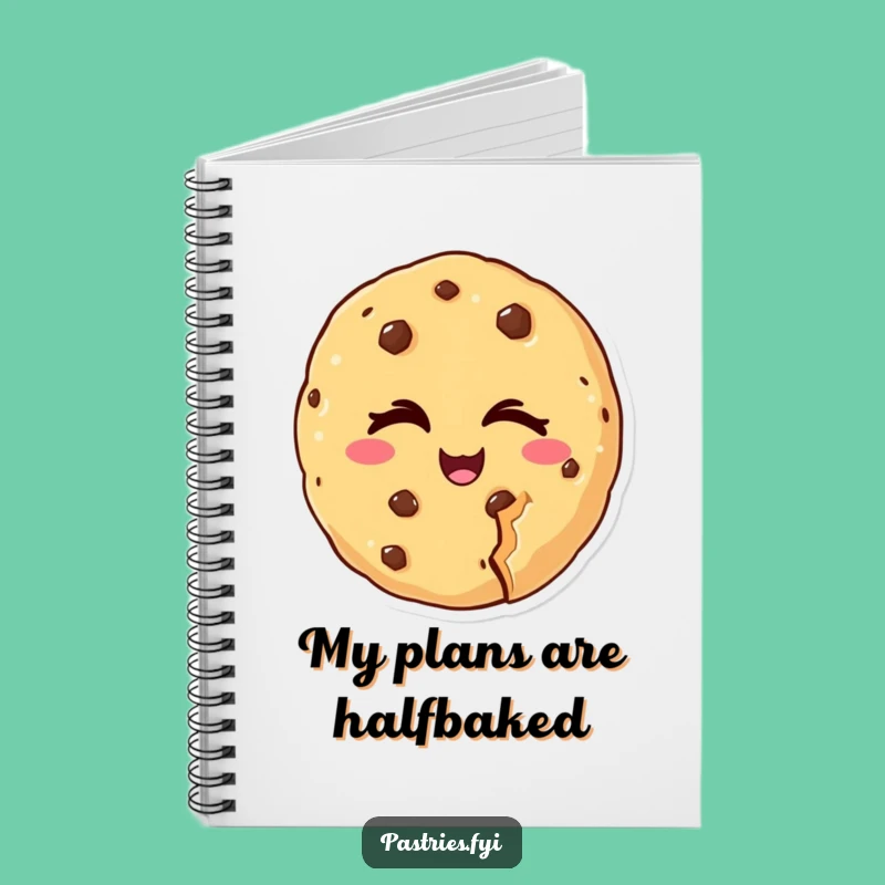 Funny Winking Cookie Notebook - Hilarious Journal for Cheeky Ideas