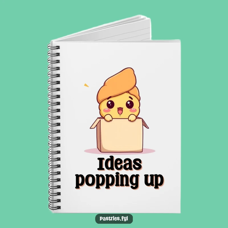 Funny Surprise Croissant Notebook - Hilarious Journal for Your Thoughts
