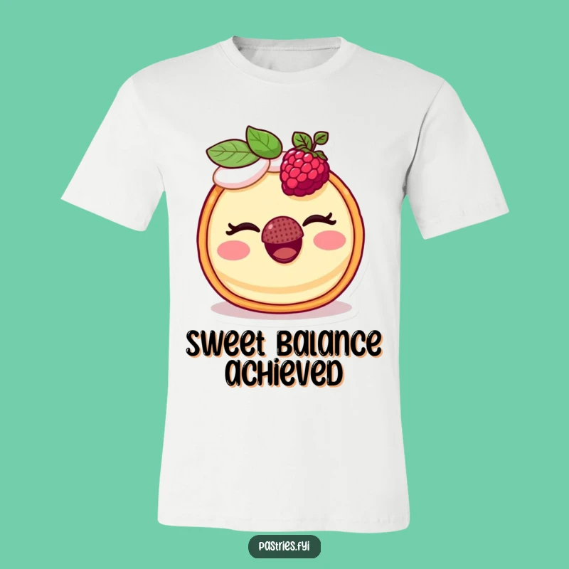 Funny Winking Tart T-Shirt: Wear This Hilarious Raspberry Balancing Act, Great Gift!