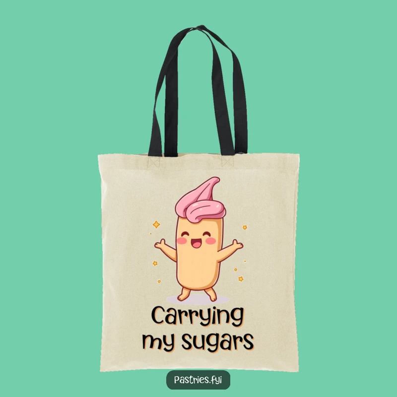 Funny Churro Shimmy Tote Bag: Carry Your Treats with Dessert Delight
