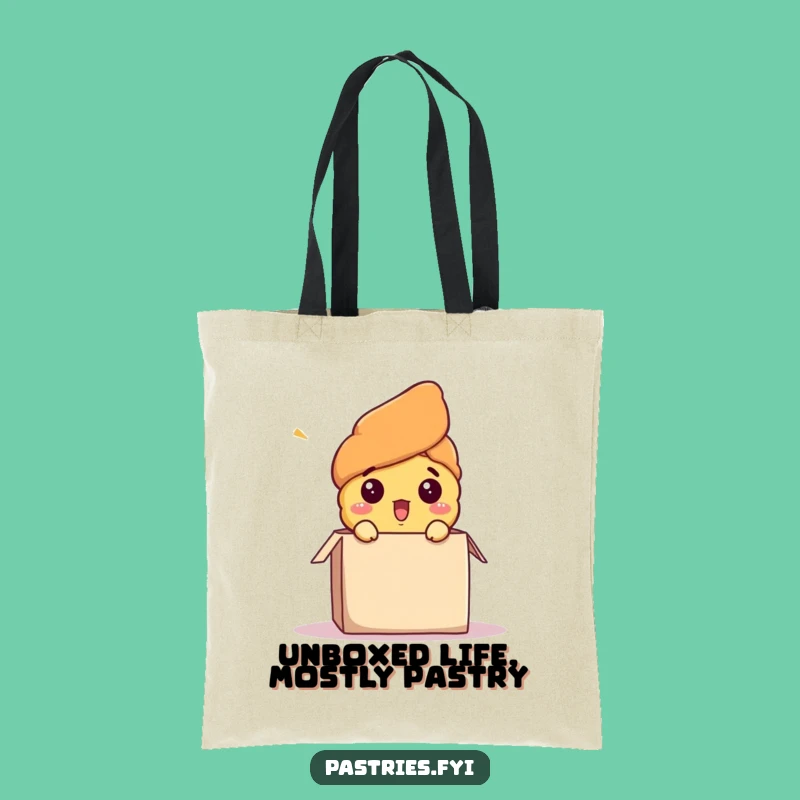 Funny Croissant Escape Tote Bag - Stylish & Humorous Pastry Carry-all