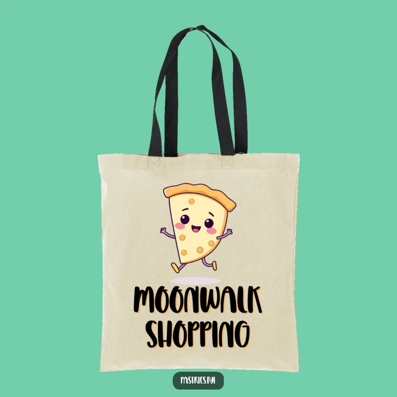 Funny Pie Moonwalk Tote Bag: Carry Your Groovy Style